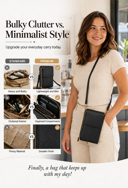Anti-Theft Leather Bag