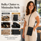 Anti-Theft Leather Bag