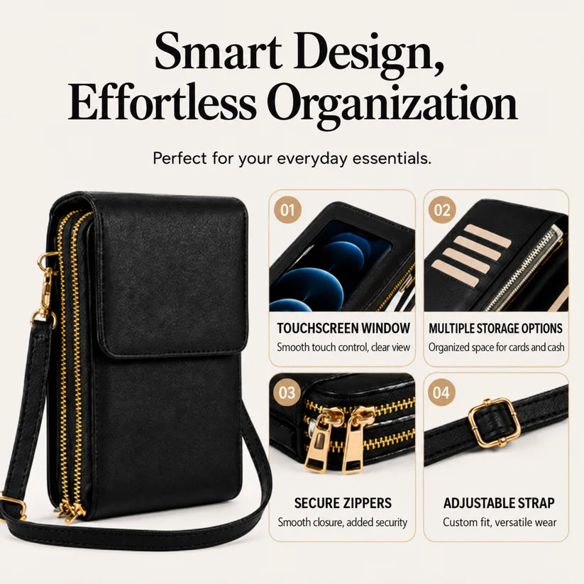 Anti-Theft Leather Bag