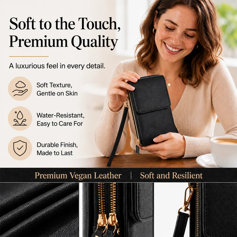 Anti-Theft Leather Bag