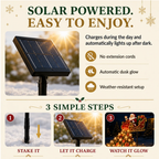🧑‍🎄✨2026 New Santa‘s Flying Sleigh Gift Cascade-Solar Christmas Garden Light