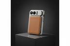 Aurastone iPhone 18 Duo Case in a dark premium studio setting